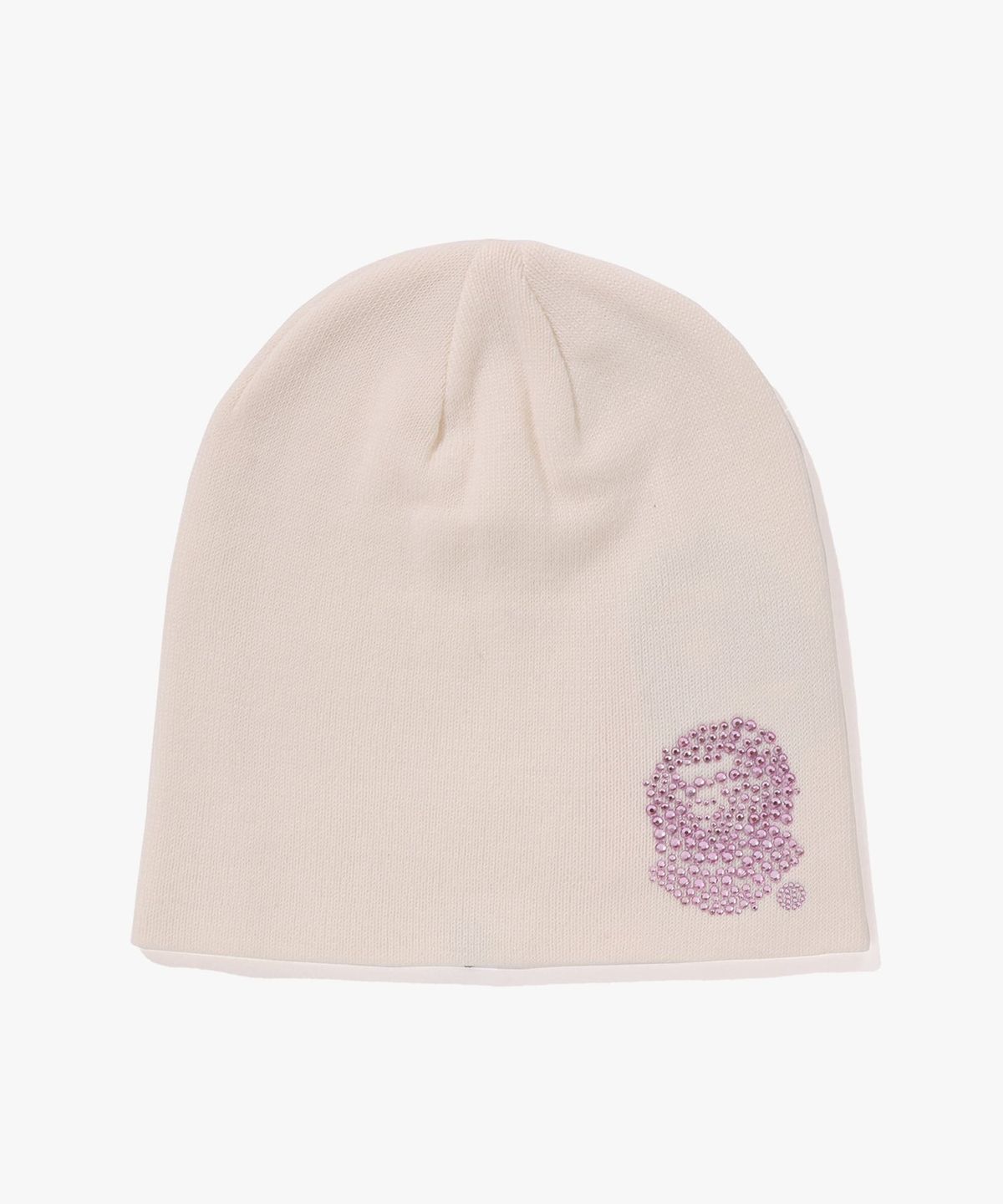 베이프(BAPE) 크리스탈 에이프 헤드 비니(W) WHITE