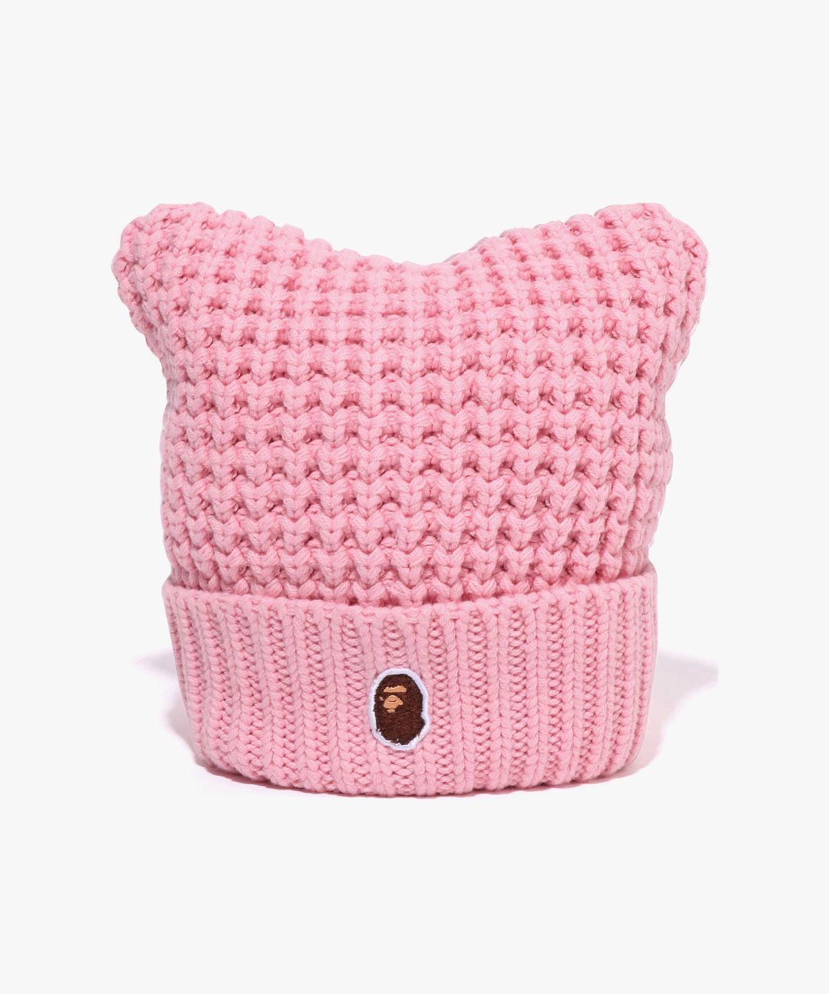 베이프(BAPE) 캣 이어 니트 캡(W) PINK