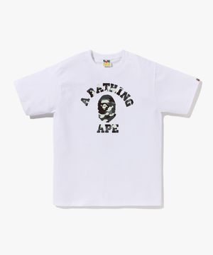 시티 카모 콜리지 티셔츠(M) WHITE