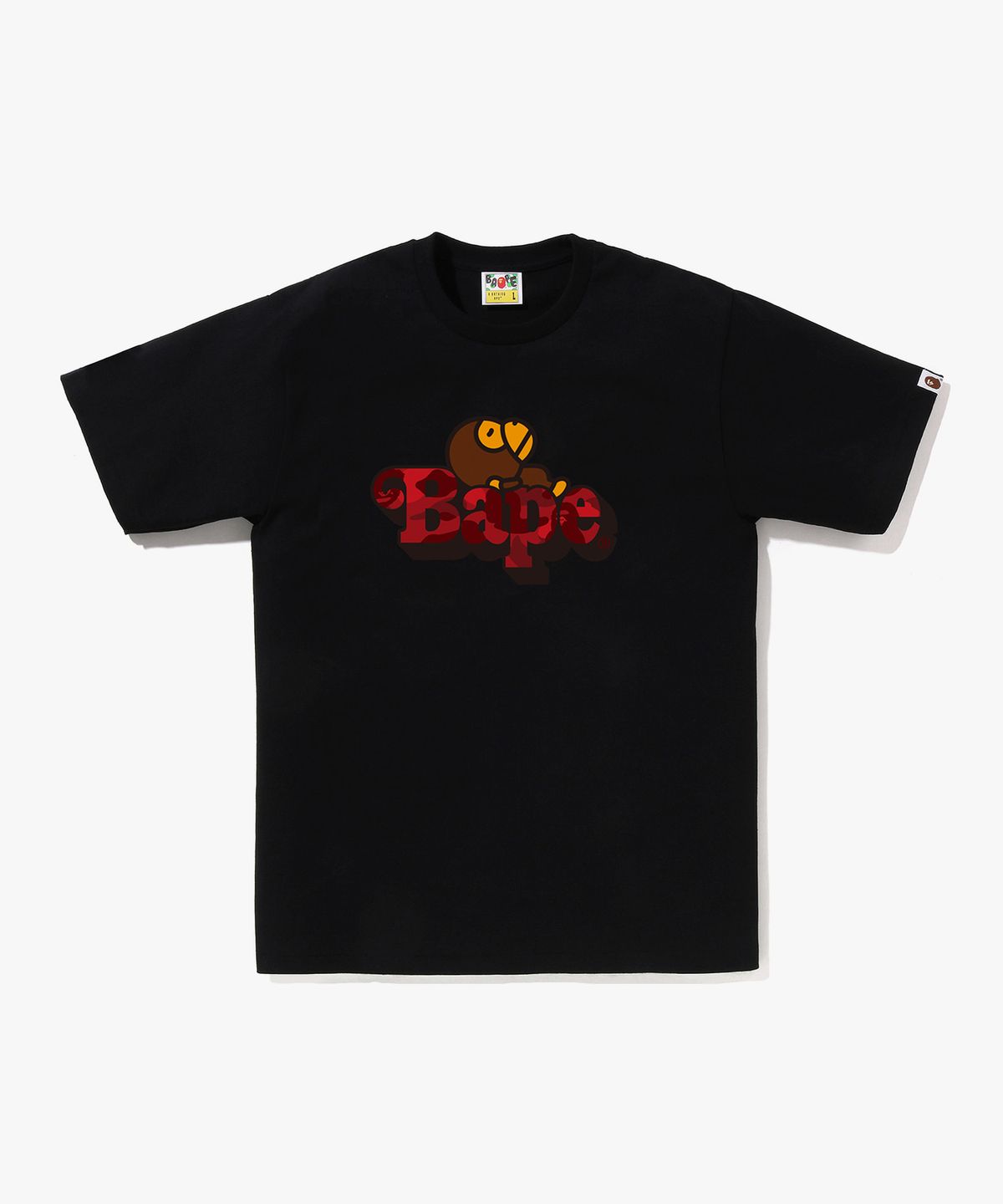 베이프(BAPE) 컬러 카모 마일로 온 베이프 티셔츠(M) BKXRD