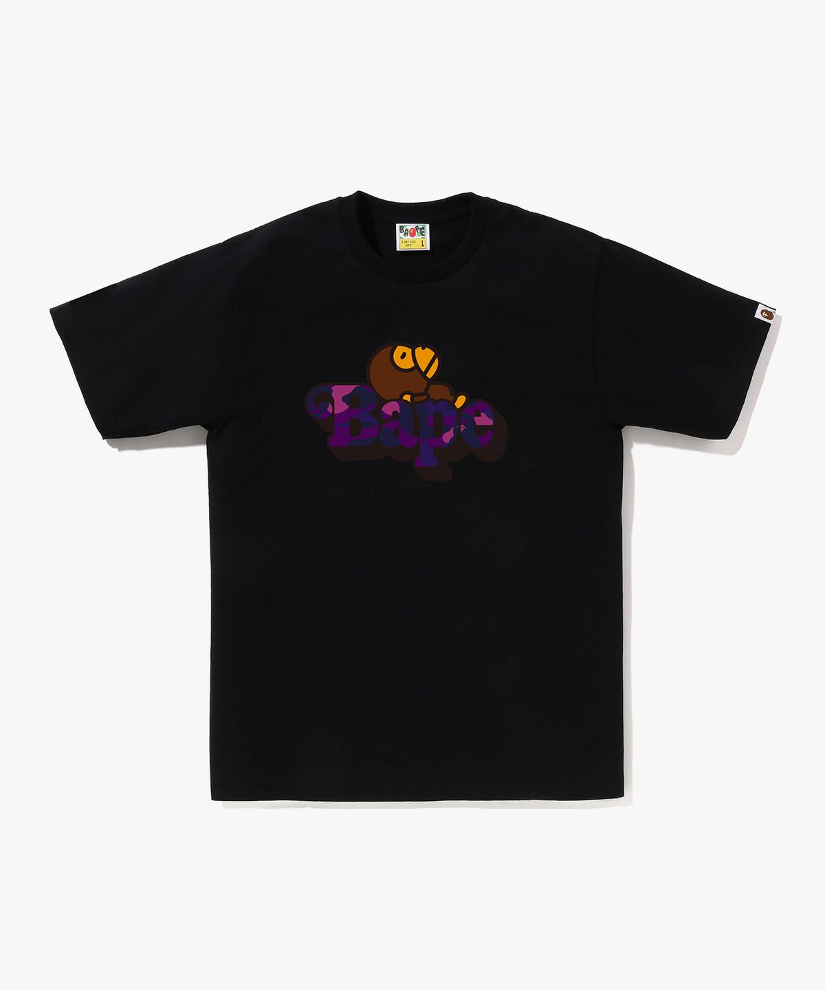 베이프(BAPE) 컬러 카모 마일로 온 베이프 티셔츠(M) BKXPP