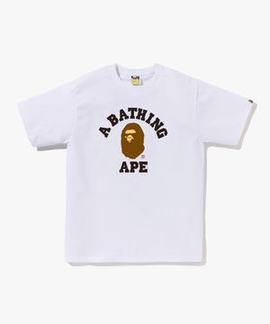 콜리지 티셔츠(M) WHITE