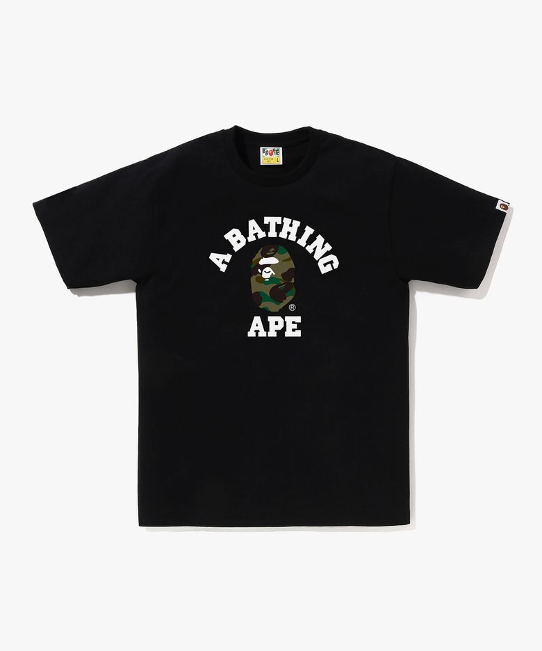 퍼스트 카모 콜리지 티셔츠(W) BLACK/GREEN