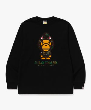퍼스트 카모 마일로 샤크 FZH 롱슬리브 티셔츠(M) BLACK/GREEN