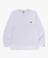 원 포인트 롱슬리브 티셔츠(M) WHITE