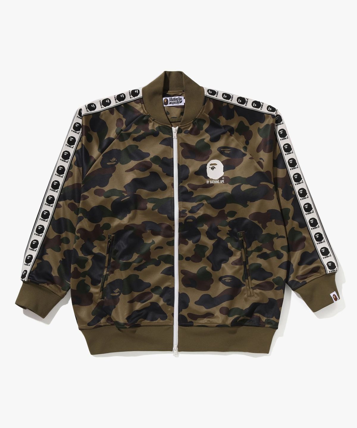 베이프(BAPE) 퍼스트 카모 릴렉스드 핏 트랙 자켓(M) GREEN