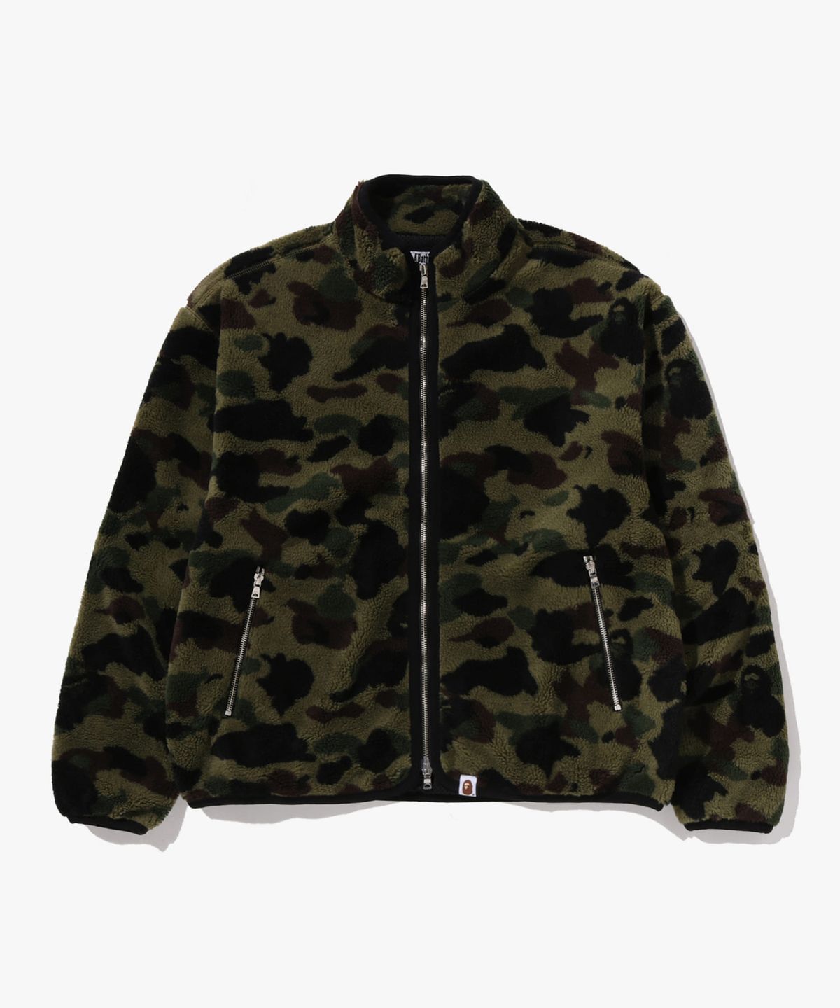 베이프(BAPE) 퍼스트 카모 플리스 자켓(W) GREEN