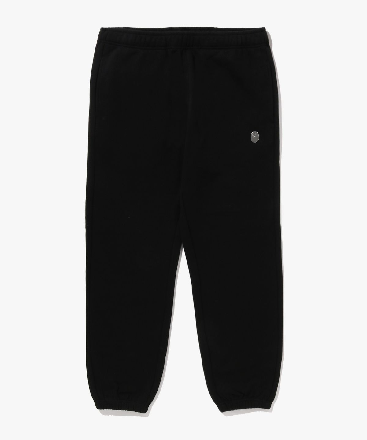 베이프(BAPE) 원 포인트 레귤러 핏 스웨트 팬츠(M) BLACK