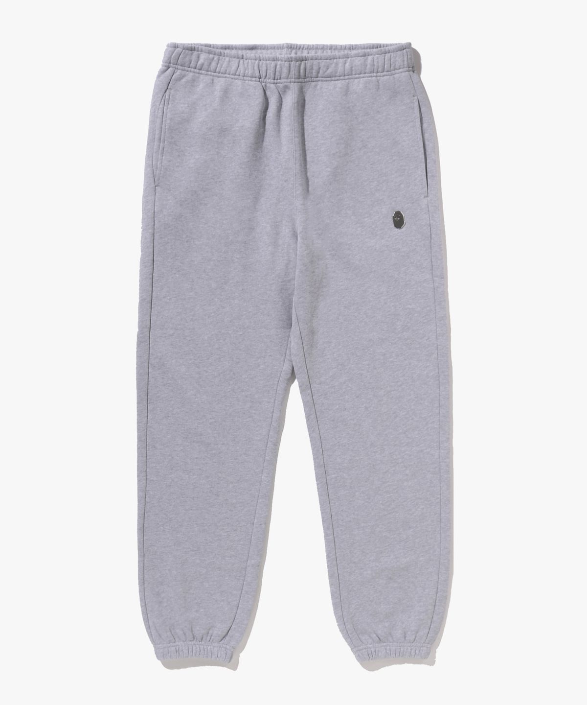 베이프(BAPE) 원 포인트 레귤러 핏 스웨트 팬츠(M) GRAY