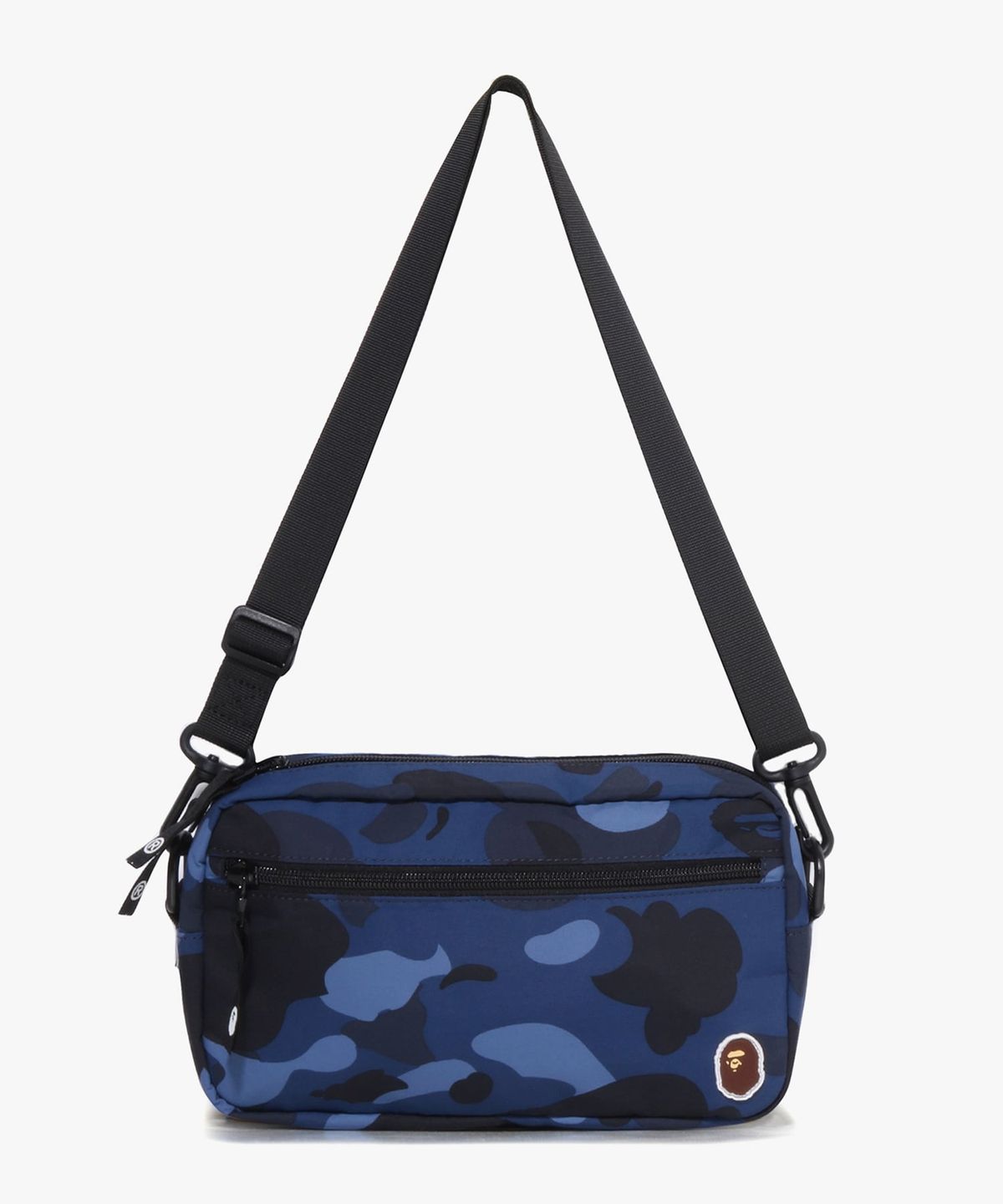 베이프(BAPE) 컬러 카모 미니 숄더 백 NAVY