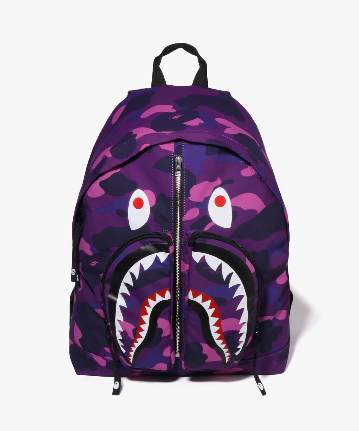 베이프(BAPE) 컬러 카모 샤크 데이팩(M) PURPLE