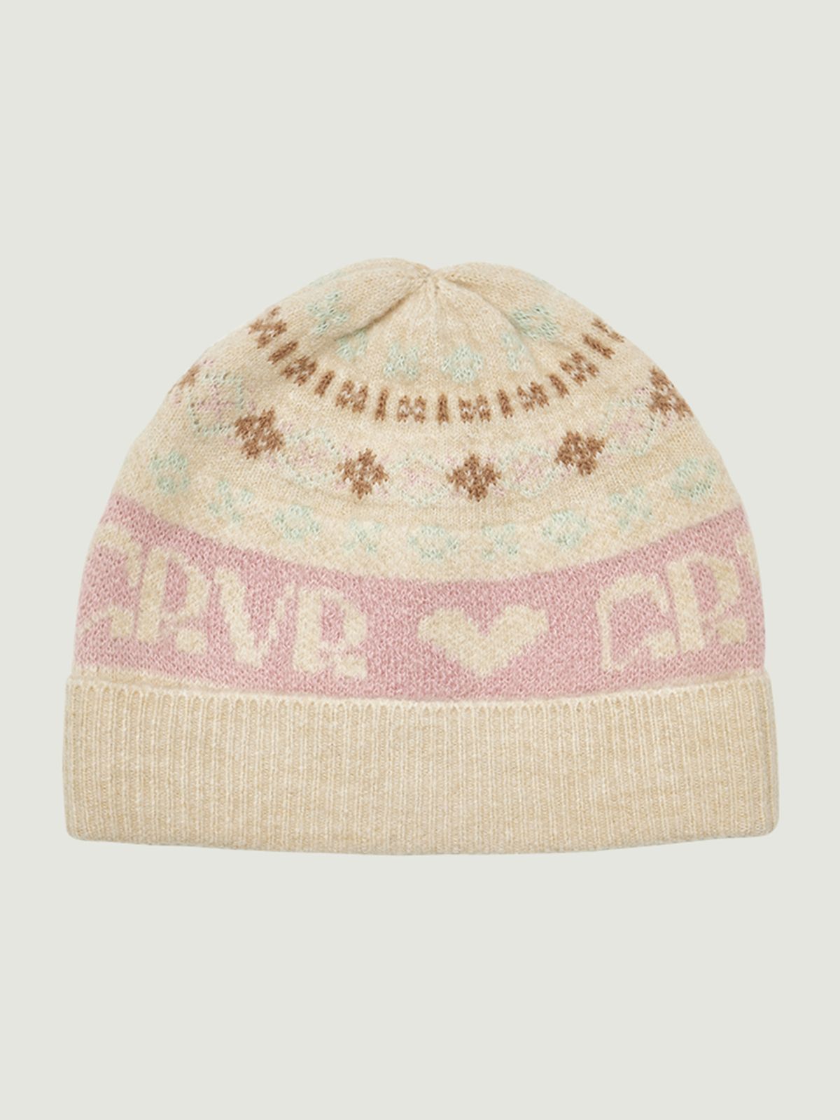 그로브(GROVE) GRVR AMOUR BEANIE (BEIGE)
