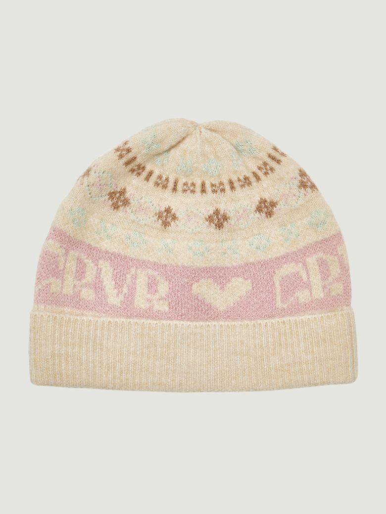 GRVR AMOUR BEANIE (BEIGE)