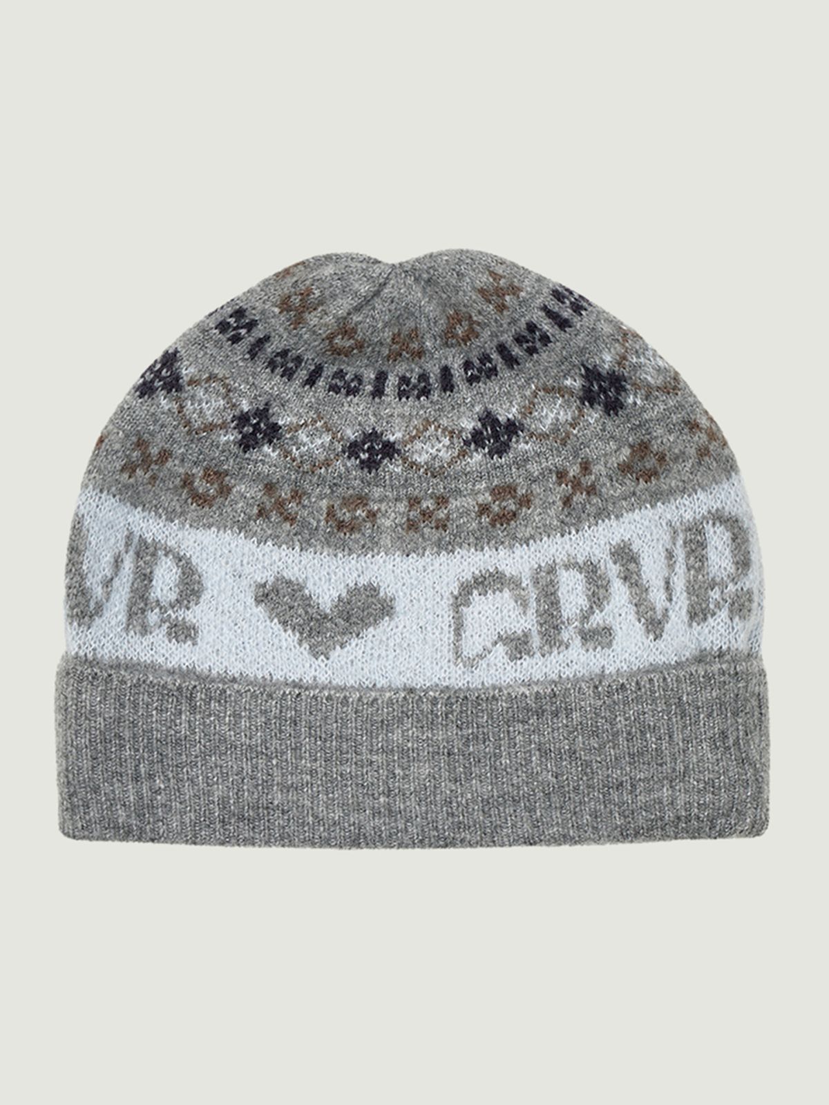 그로브(GROVE) GRVR AMOUR BEANIE (GRAY)