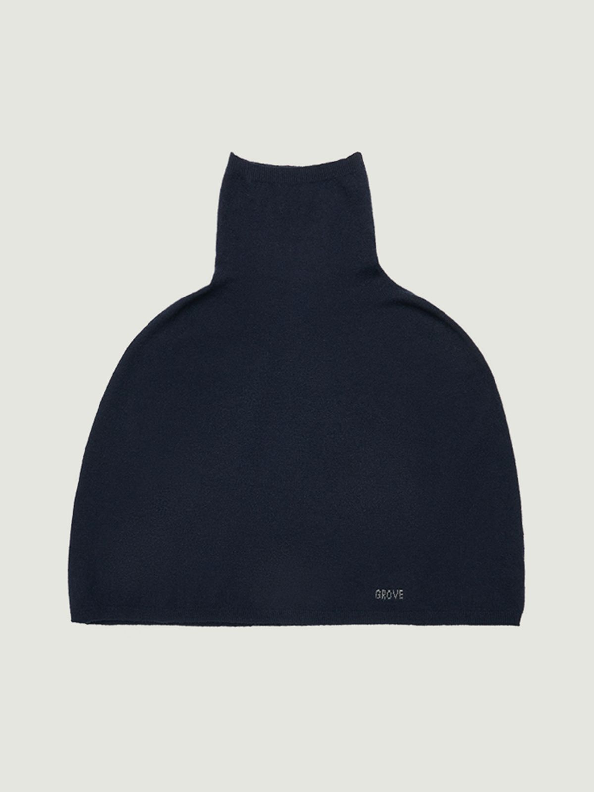 그로브(GROVE) EVELYN KNIT CAPE (NAVY)