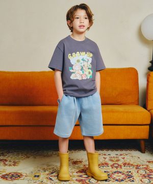 [슬로코스터 컬래버] 그로우 업 티셔츠 [그레이]