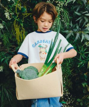 [슬로코스터 컬래버] 가드너스 링거 티셔츠 [화이트]