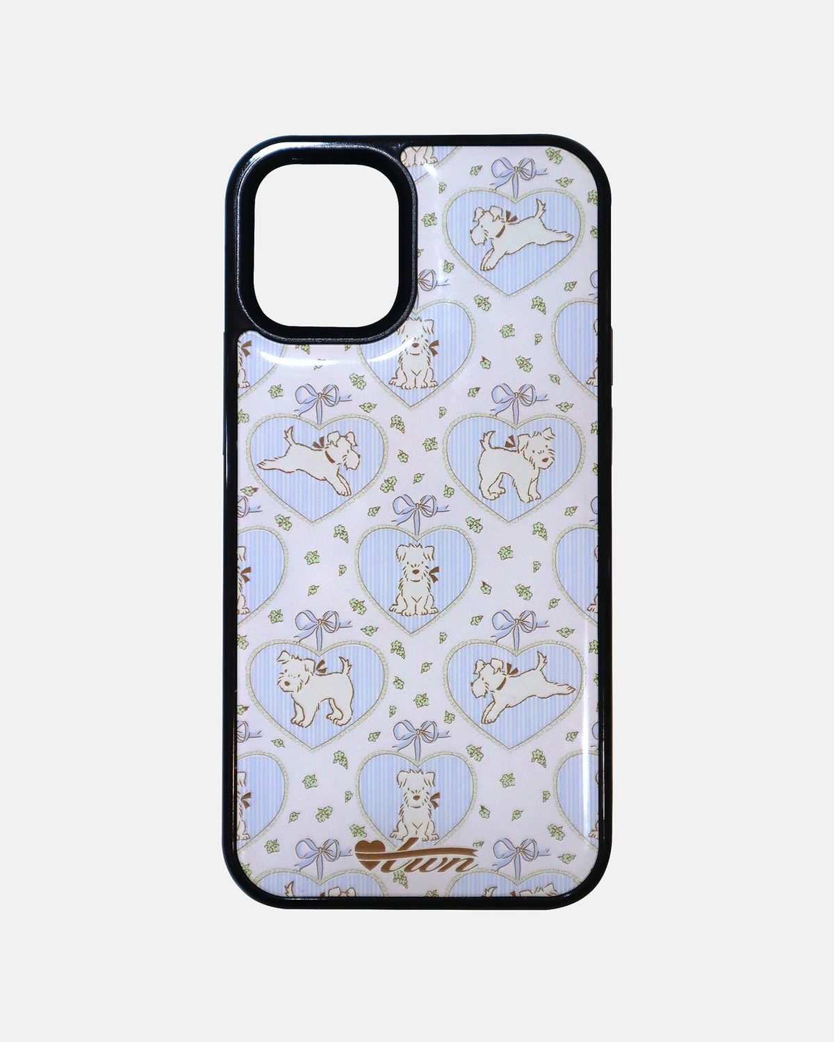 트위너(TWINER) Puppy ivory phone case (에폭시/맥세이프 글라스)