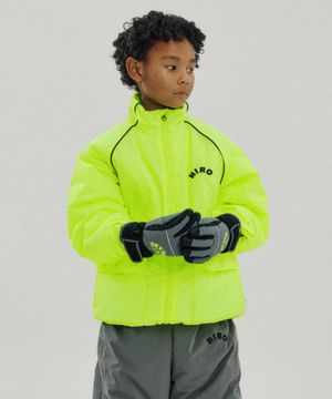 라인배색 스노우 점퍼_NEON YELLOW (NEN)