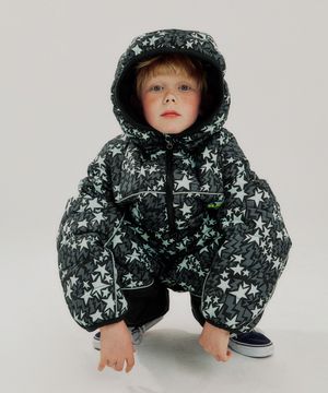 스노우 스타 퀼팅 재킷_BLACK (BLK)