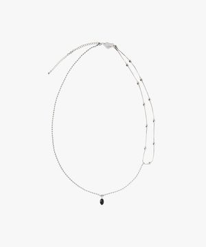 레이어드 롱 드롭 체인 목걸이 : RioAN074