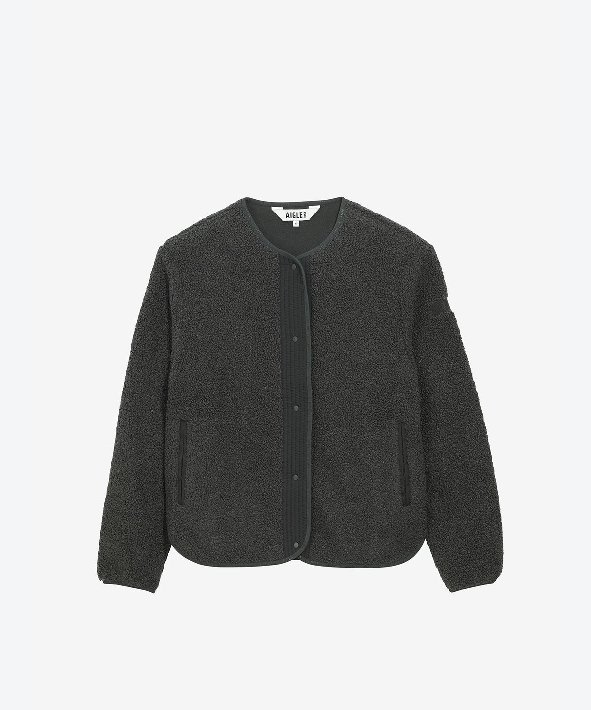 에이글(Aigle) 여성 쉐르파 테리 가디건 AIW25WFLE002URB