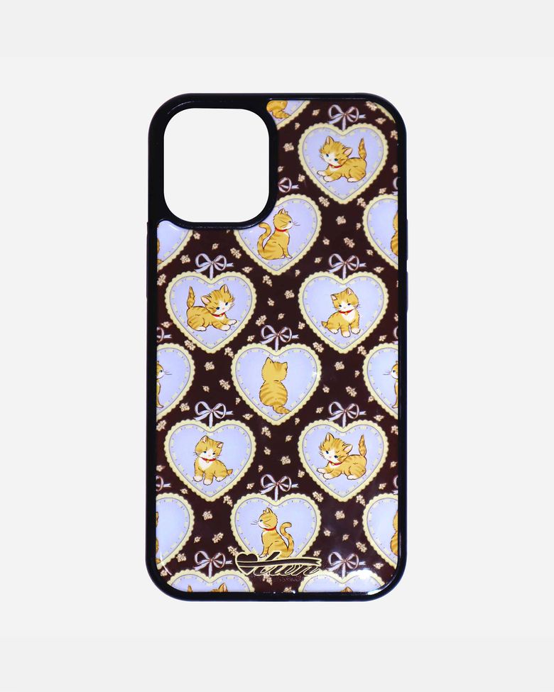 Kitty brown phone case (에폭시/맥세이프 글라스)