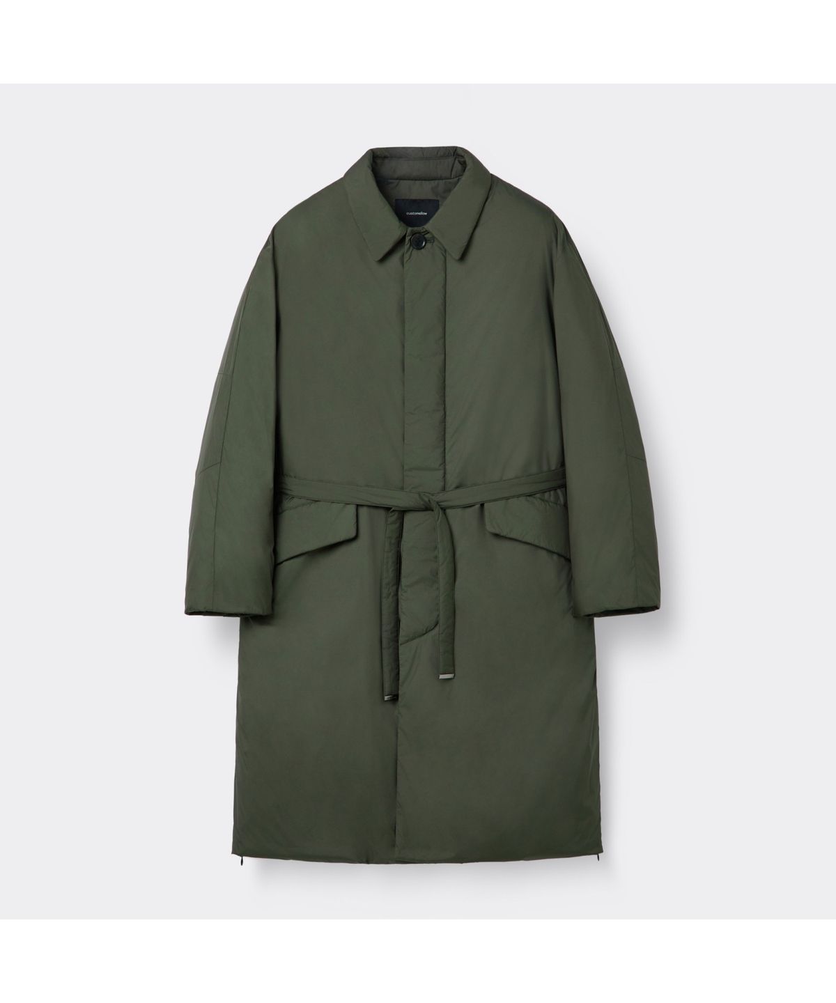 커스텀멜로우(CUSTOMELLOW) Khaki Robe Down Coat CWCAW25814KHX
