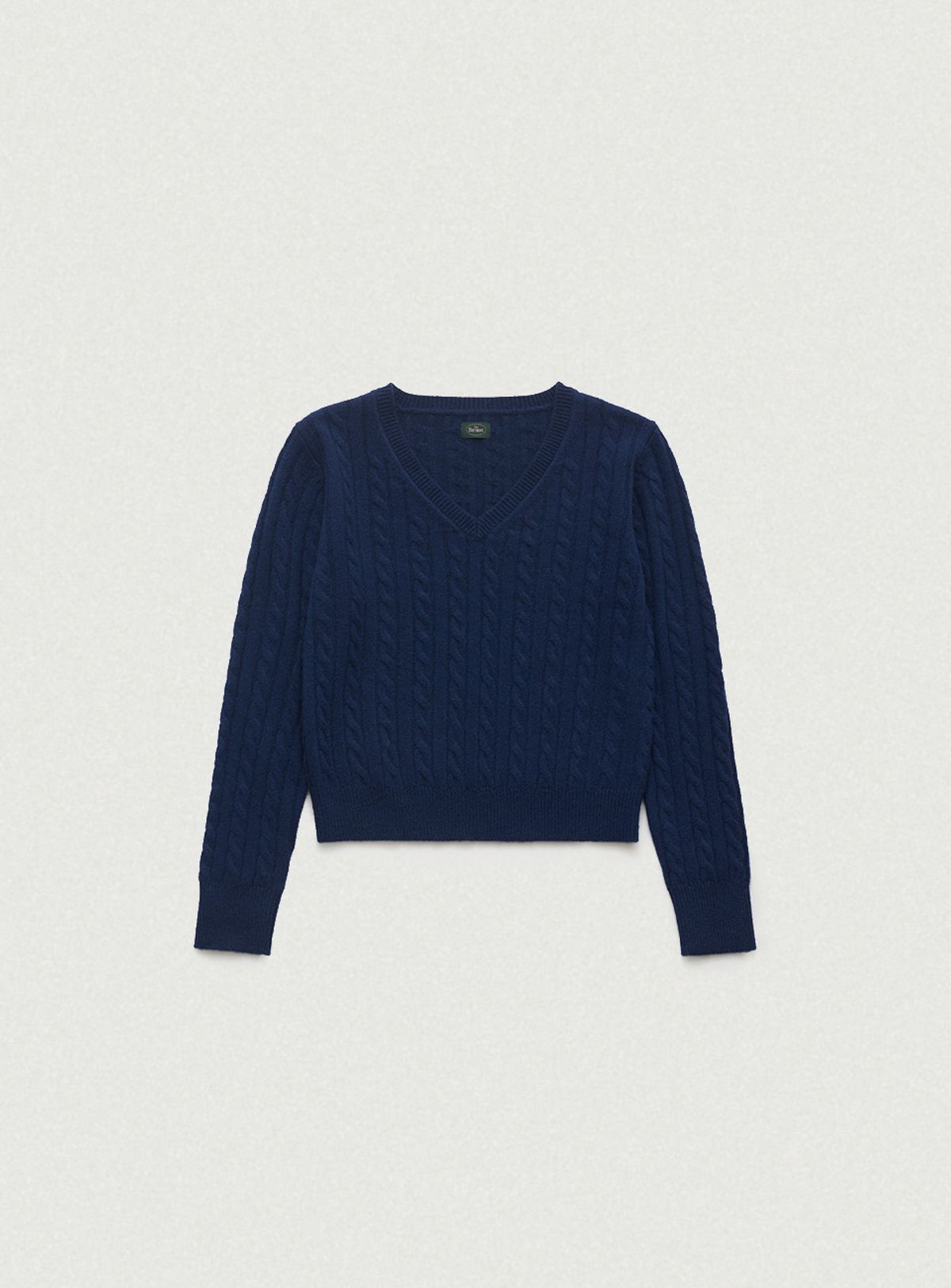 더바넷(THEBARNNET) Soft Cashmere V-neck Knit_Navy