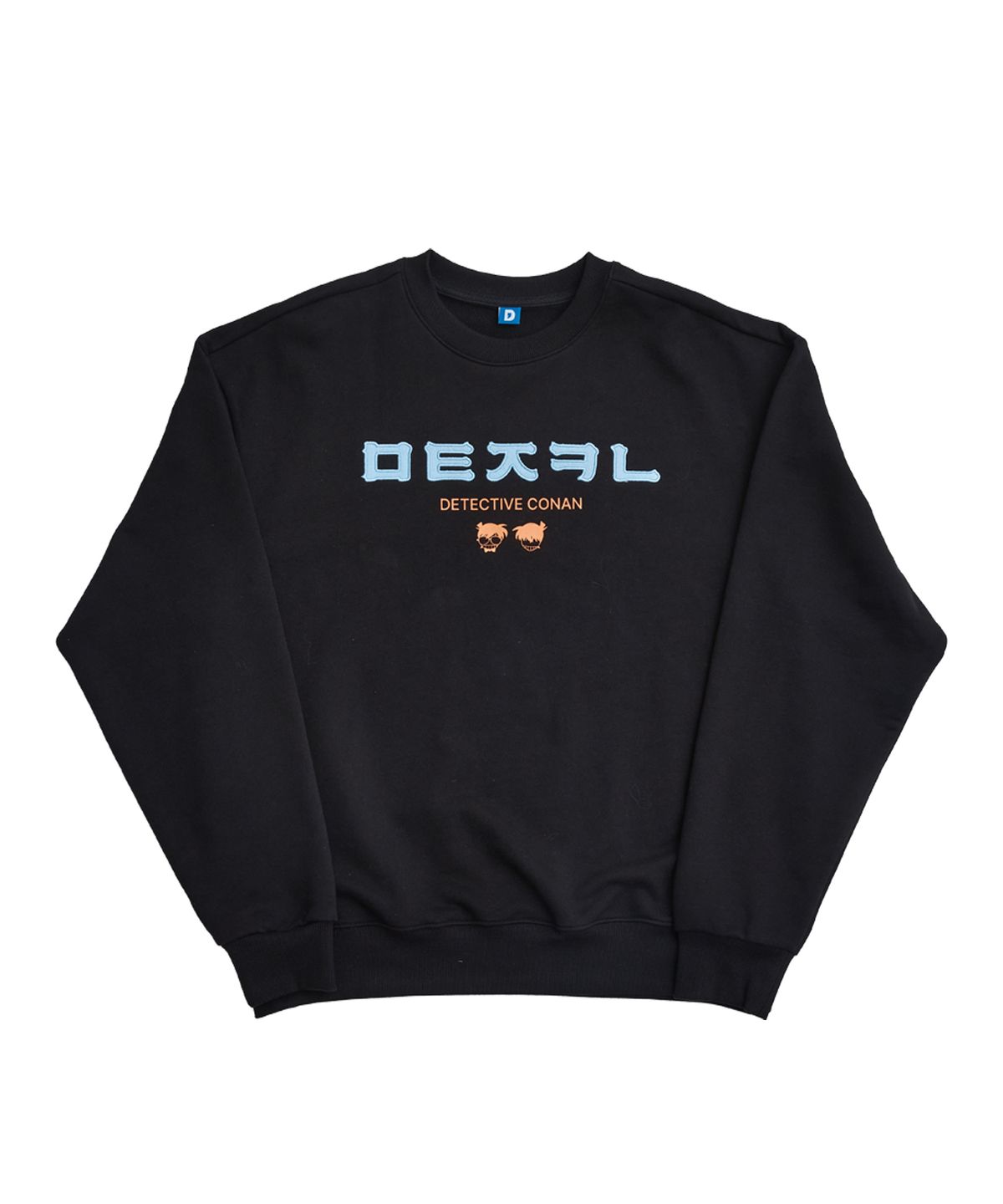 댄꼼마(DANCOMMA) 명탐정 코난 ㅁㅌㅈㅋㄴ 한글 스웨트셔츠