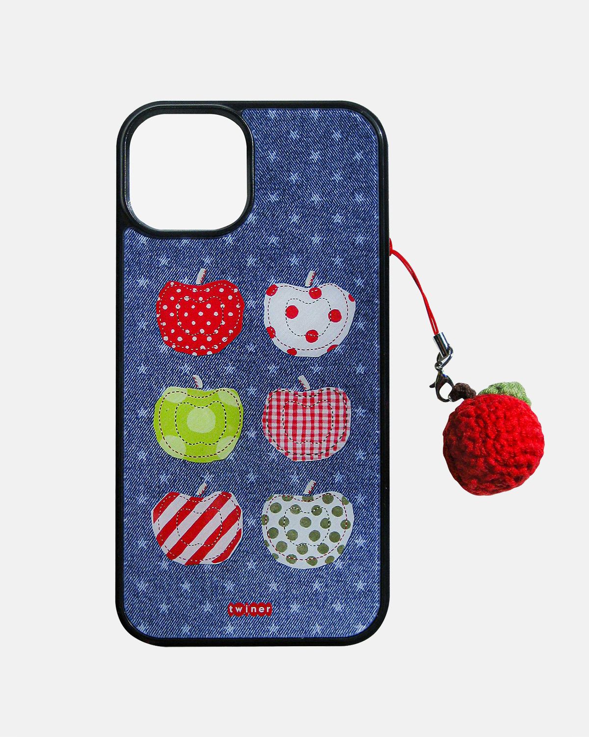 트위너(TWINER) [SET] Apple jeans phone case  (글라스/맥세이프 글라스)