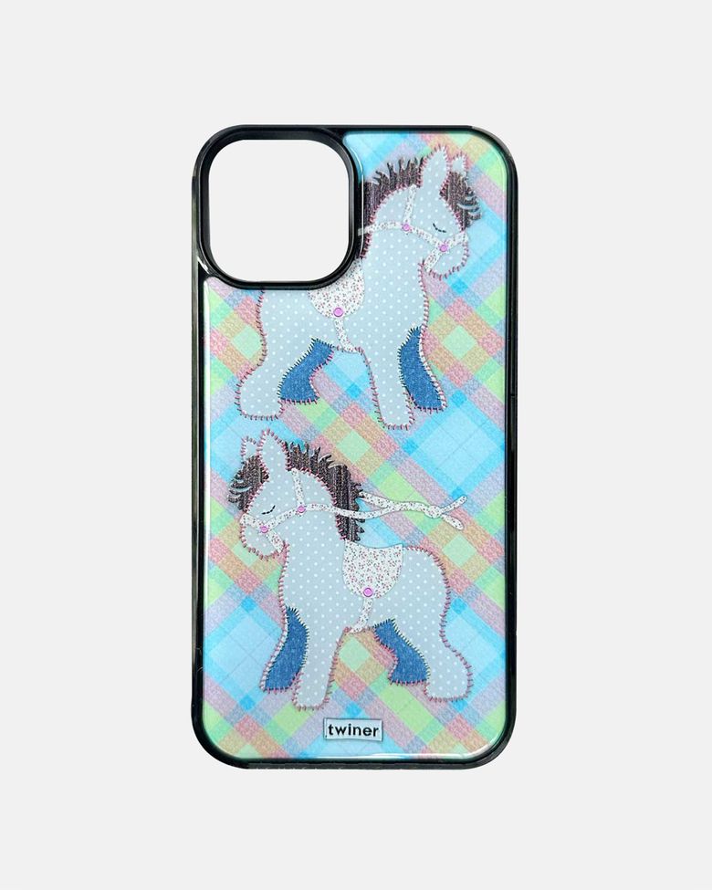 Pony patchwork phone case (에폭시/맥세이프 글라스)