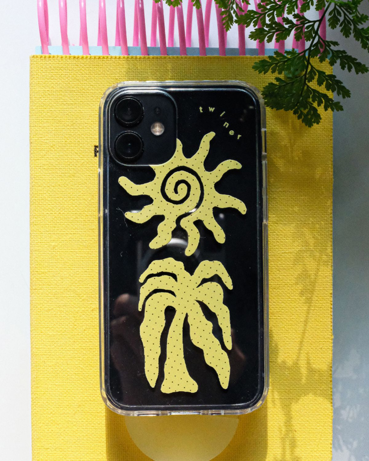 트위너(TWINER) Sunkissed yellow phone case (젤하드/맥세이프 젤하드)