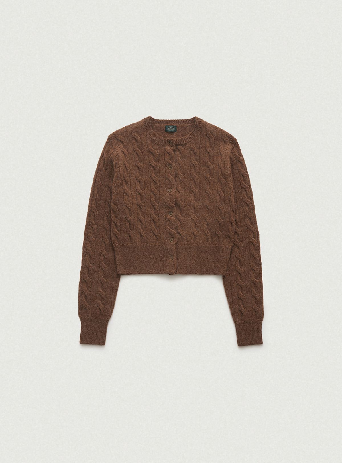 더바넷(THEBARNNET) Eden Cable Cardigan_Brown