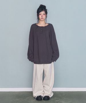 SYMBOL PIGMENT WAFFLE T CHARCOAL