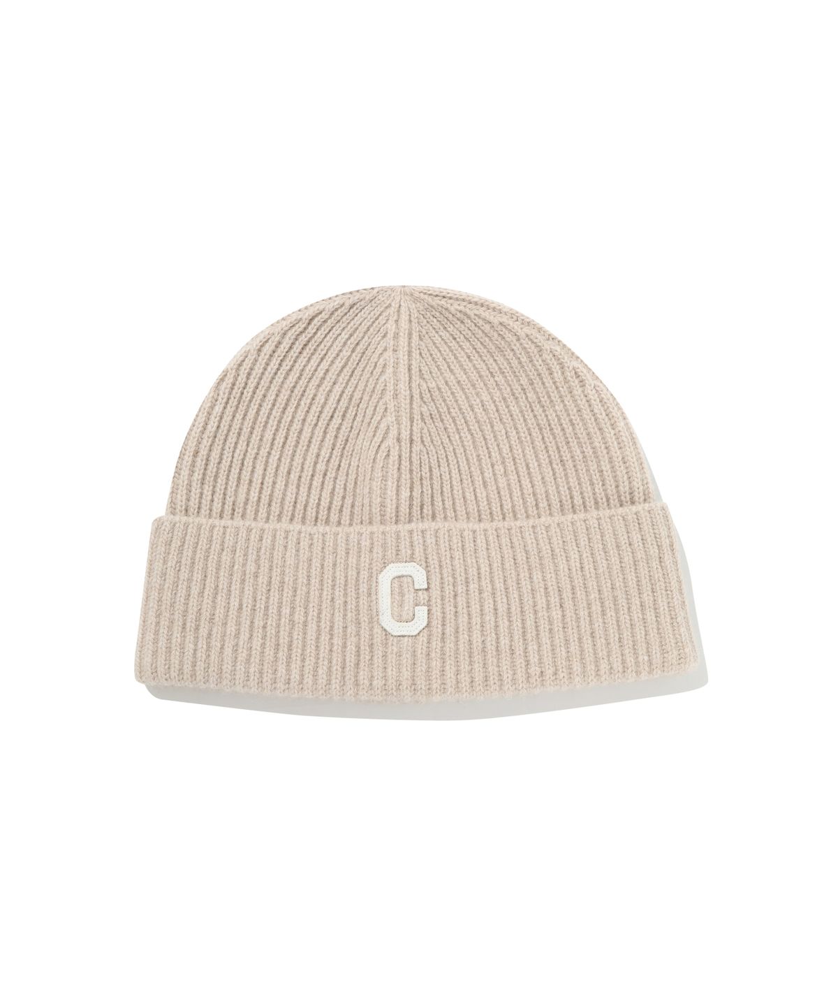 커버낫(COVERNAT) C로고 펠트 아플리케 비니 Beige