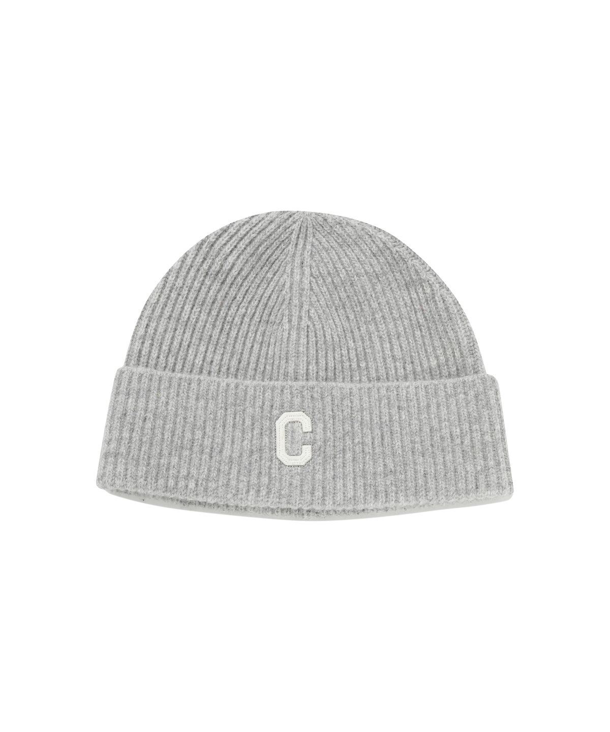 커버낫(COVERNAT) C로고 펠트 아플리케 비니 Gray