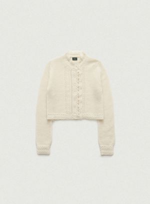 Hale Frill Mohair Cardigan_Ivory