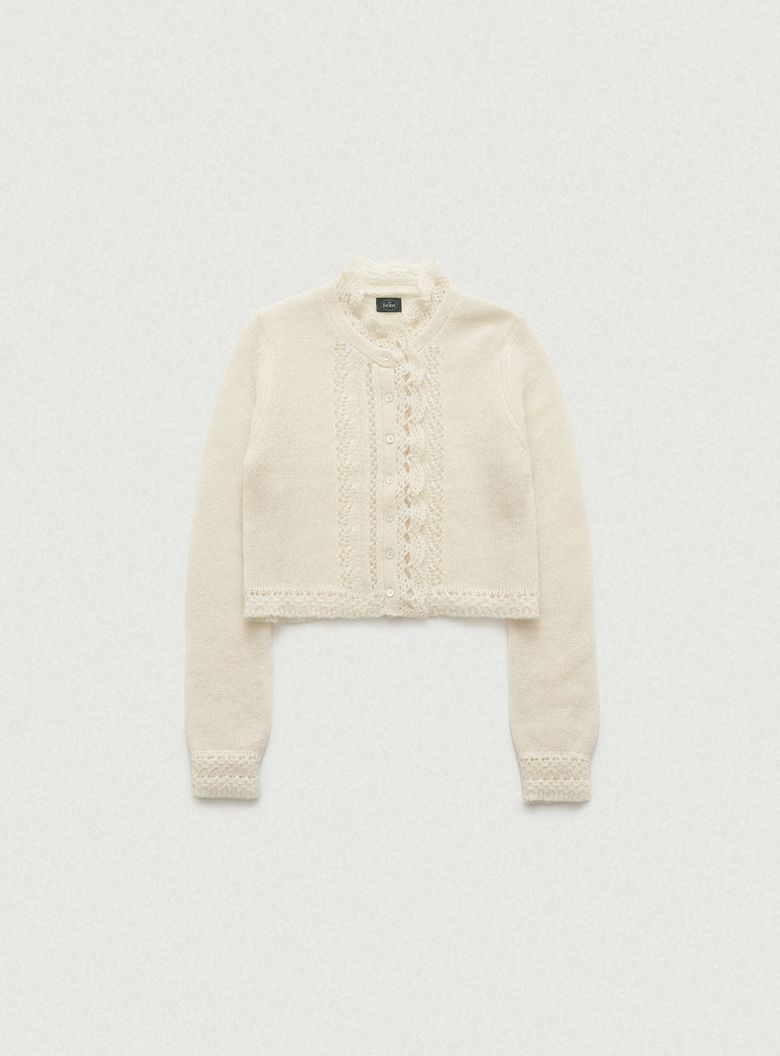 Hale Frill Mohair Cardigan_Ivory