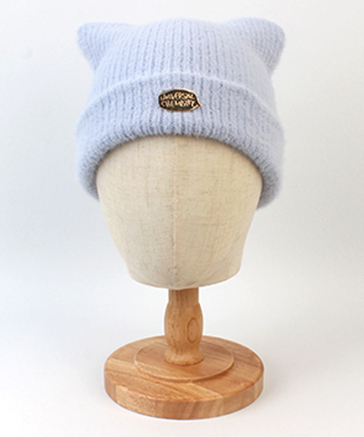유니버셜 케미스트리(UNIVERSAL CHEMISTRY) Cat Soft Fur Blue Beanie 고양이비니