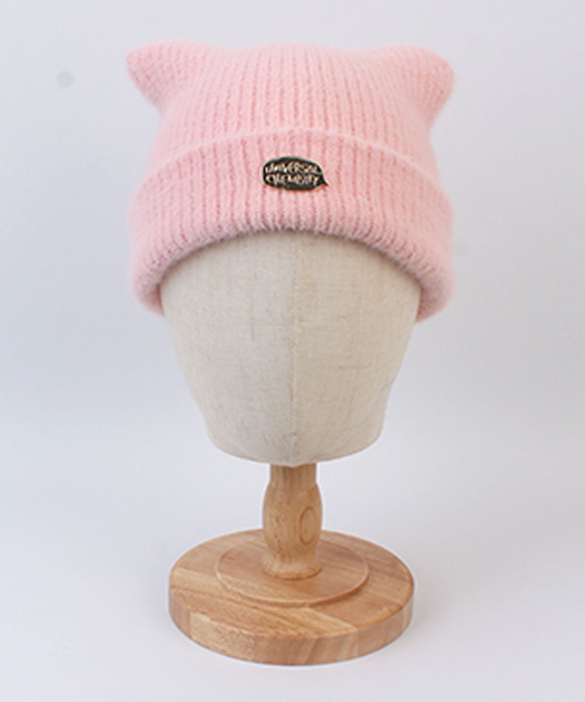 유니버셜 케미스트리(UNIVERSAL CHEMISTRY) Cat Soft Fur Pink Beanie 고양이비니