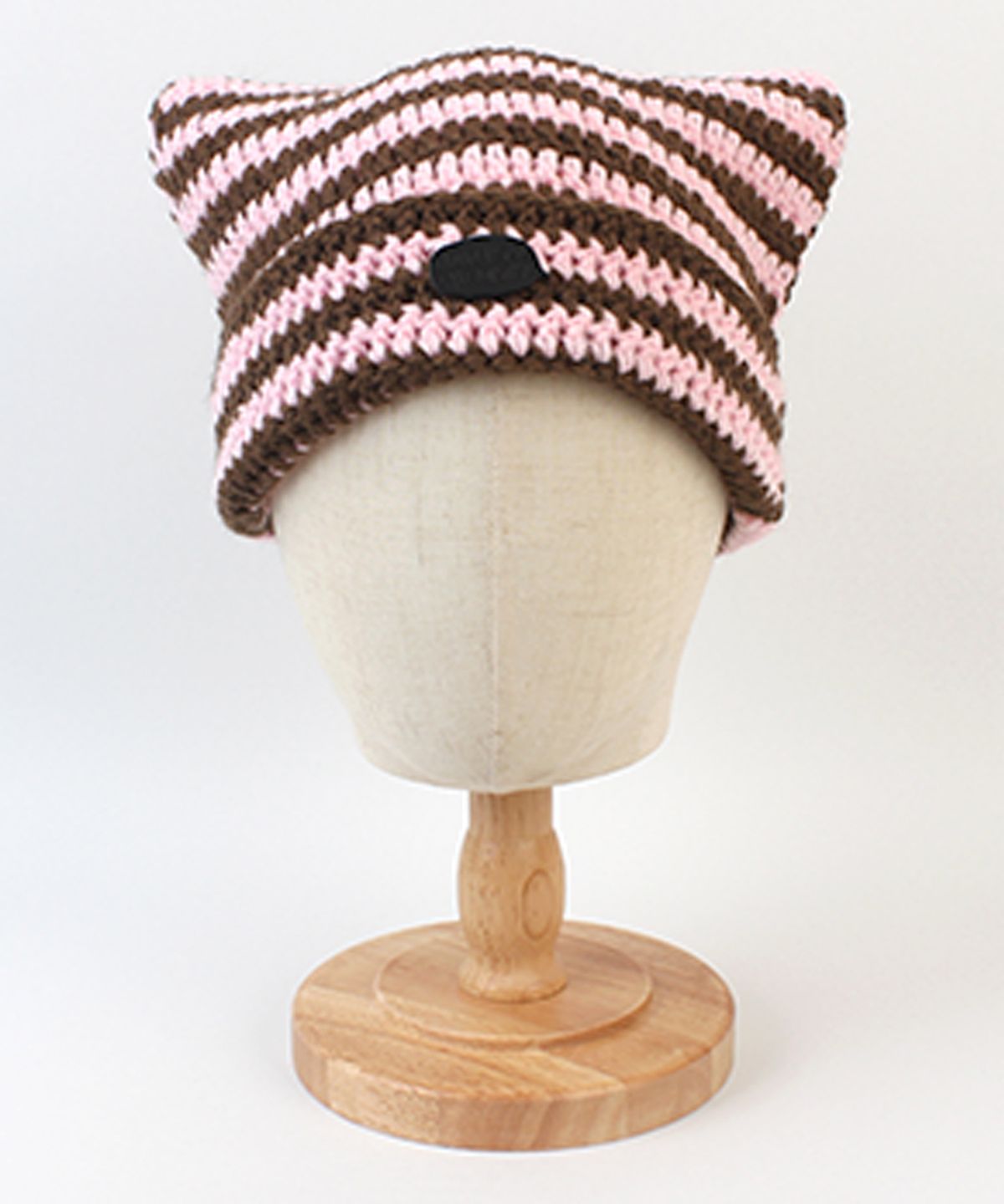 유니버셜 케미스트리(UNIVERSAL CHEMISTRY) Cat Bold Stripe Pink Beanie 고양이비니