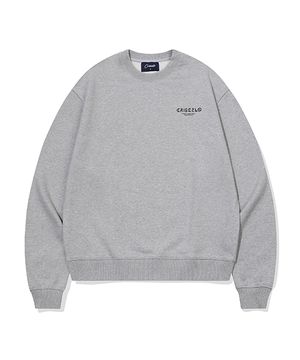 시그널 로고 맨투맨_그레이