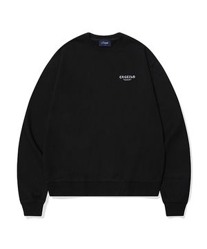 시그널 로고 맨투맨_블랙