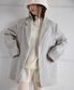 OVERSIZED FIT PENDANT SINGLE WOOL JACKET, MOON GREY