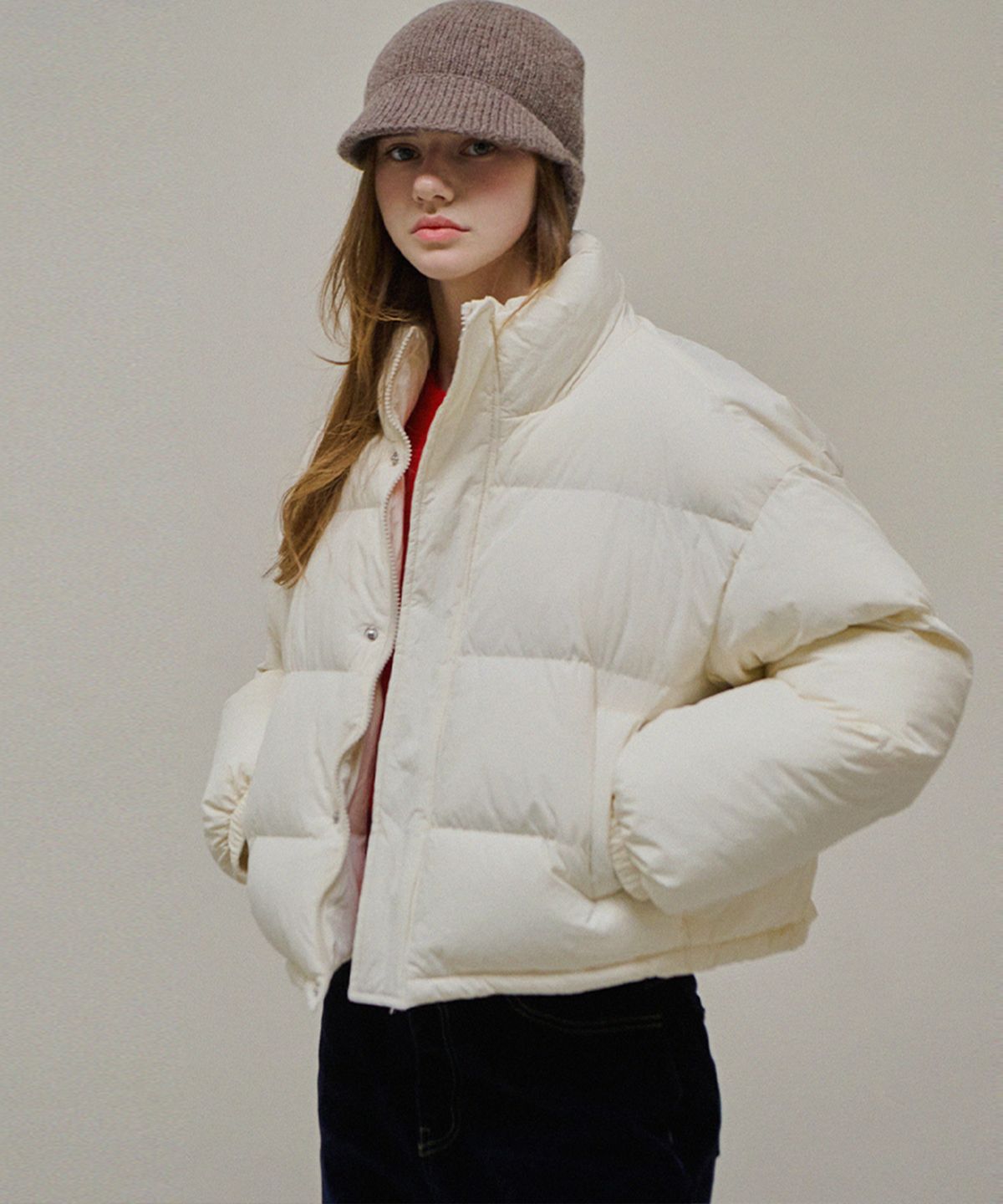 슬로우롤리(SLOWLOLLI) Alpine glow short padding_2 Colors