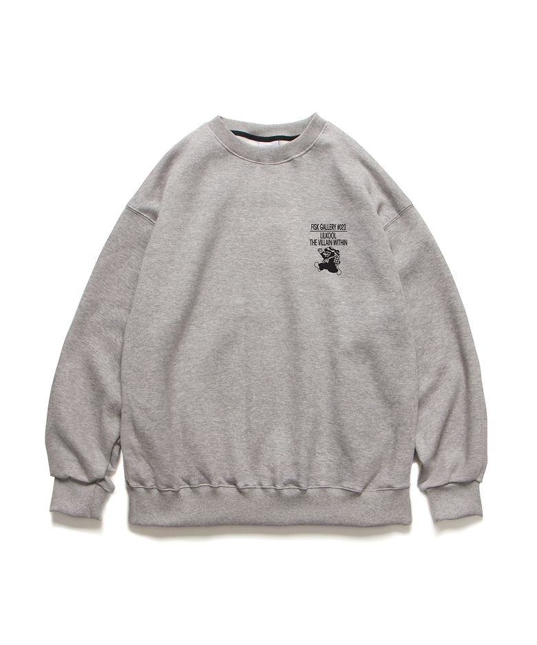GALLERY 크루넥 그레이 (GALLERY CREWNECK GREY)