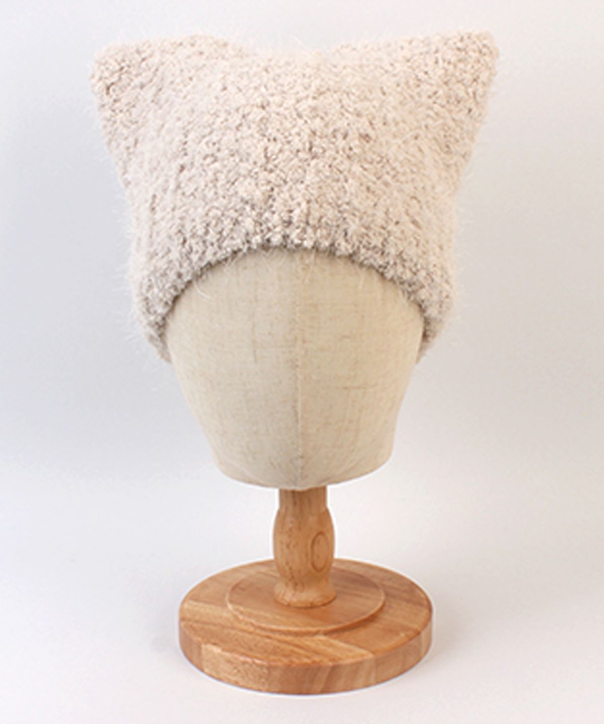 유니버셜 케미스트리(UNIVERSAL CHEMISTRY) Fox Ear Beige Beanie 고양이비니