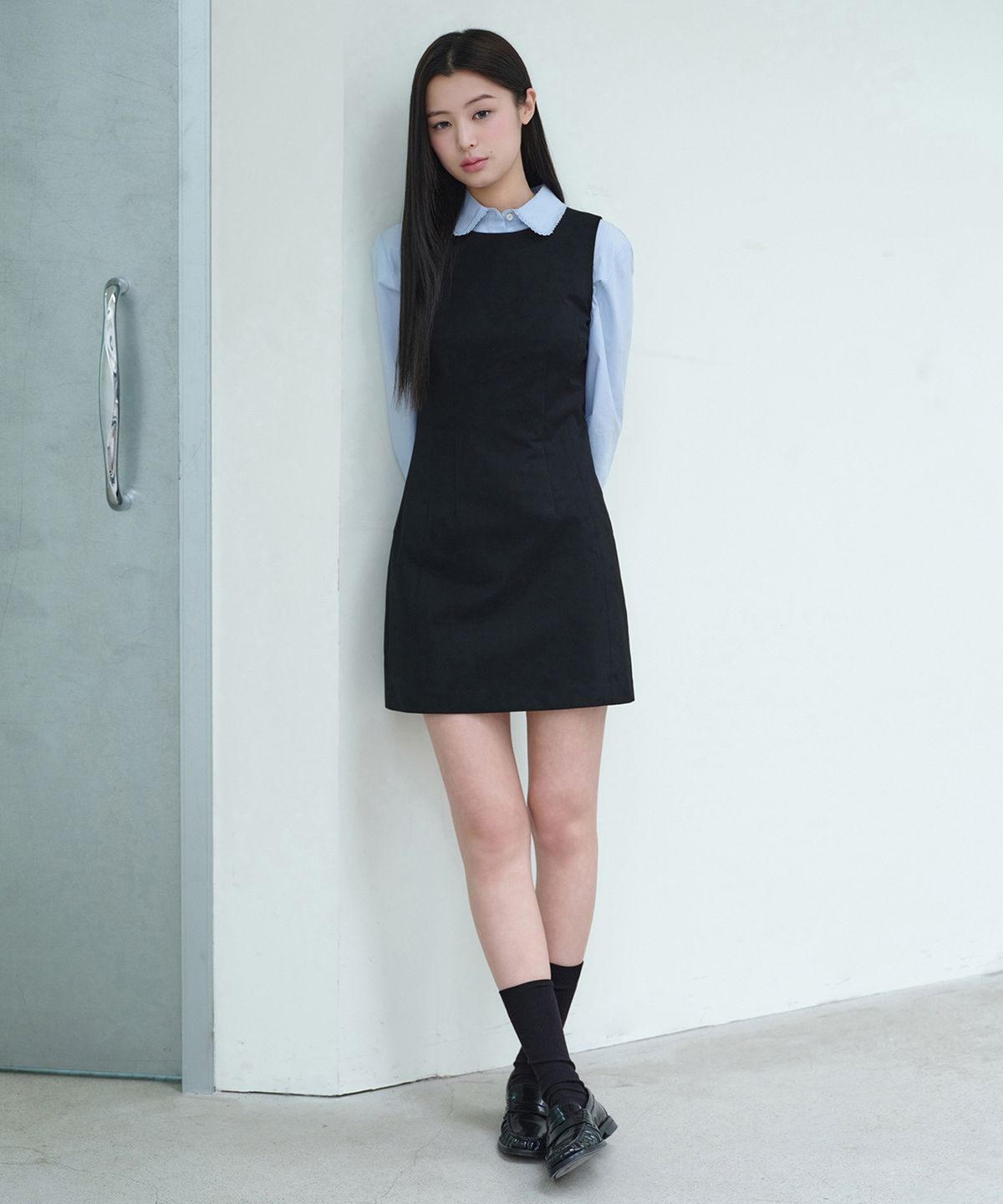 무신사 스탠다드 우먼(MUSINSA STANDARD WOMAN) 우먼즈 슬리브리스 포멀 미니 드레스 [블랙]