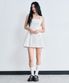 [언바운드 걸] 우먼즈 플리츠 미니 드레스 [화이트]